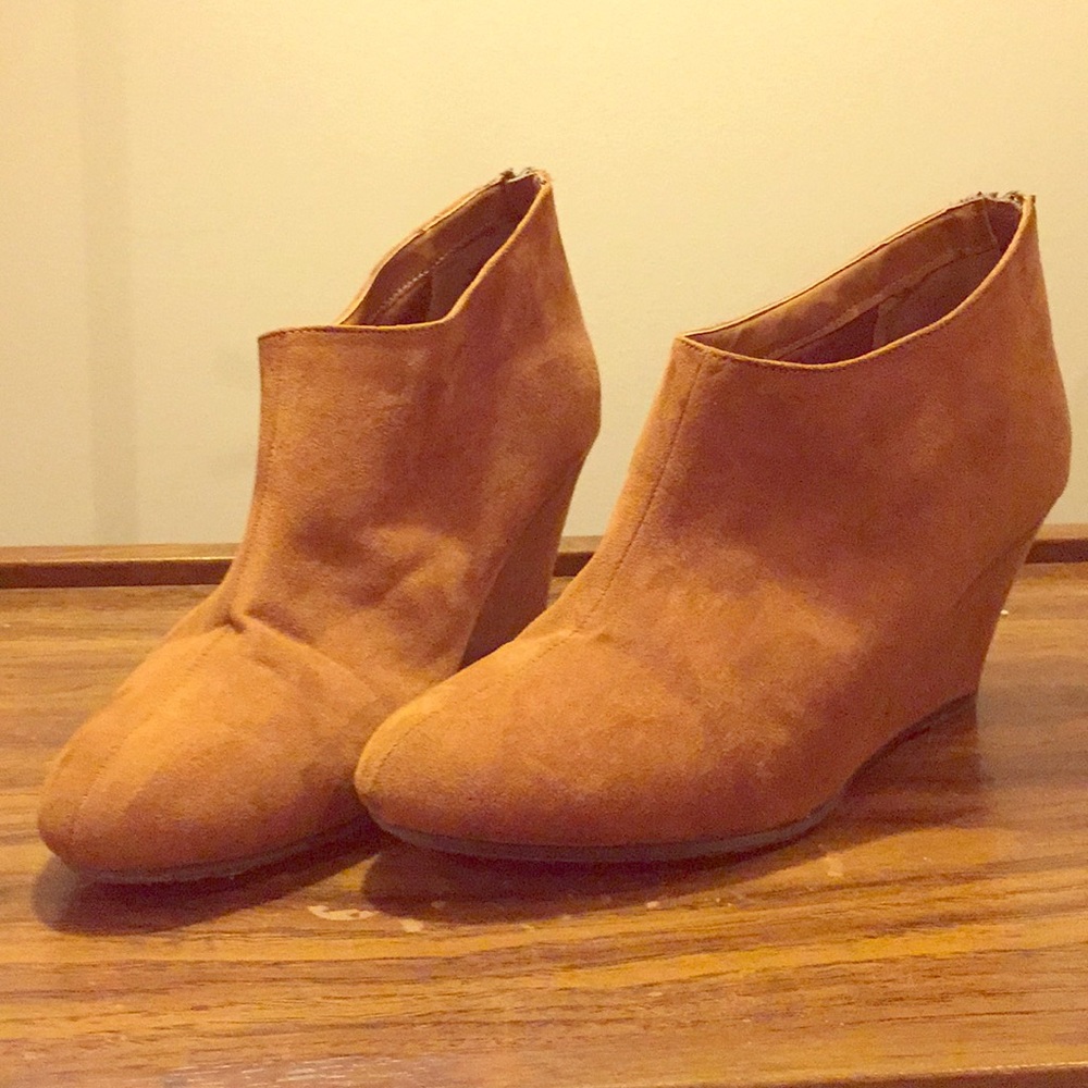 CL by Laundry Suede Ankle Bootie